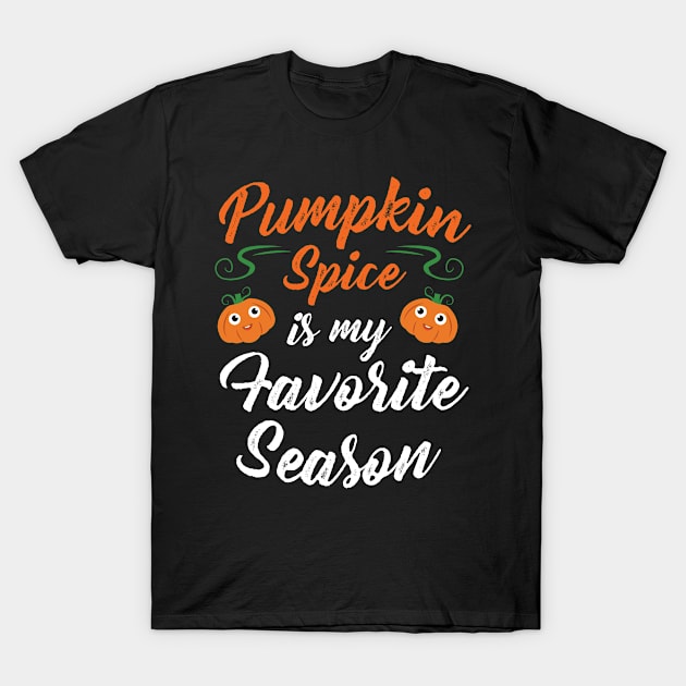 Pumpkin Spice Shirt Fall and Football T-Shirt by amitsurti